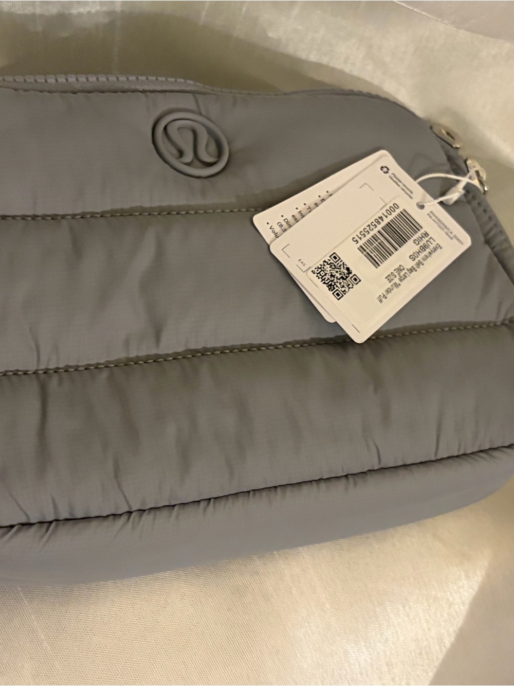 lululemon gray Everywhere Belt Bag - Puffer Style